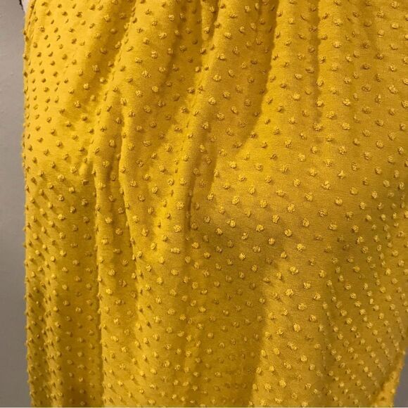 Anthropology W5 sleeveless mustard color high neck top - Picture 3 of 11